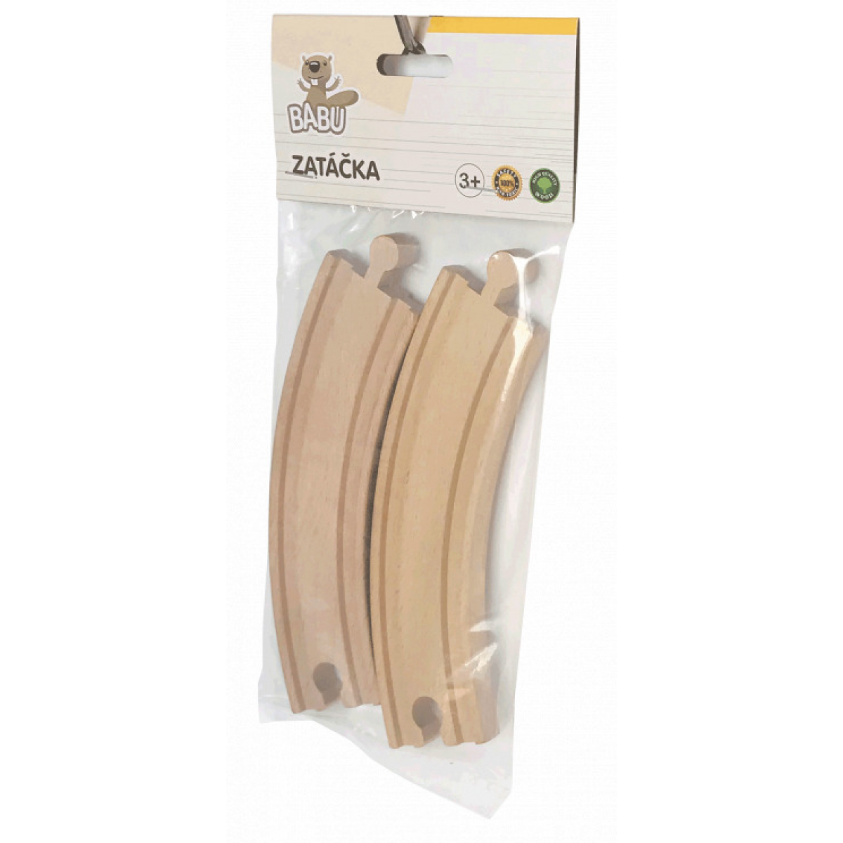 Babu Kolej zatáčka 17 cm 2 ks