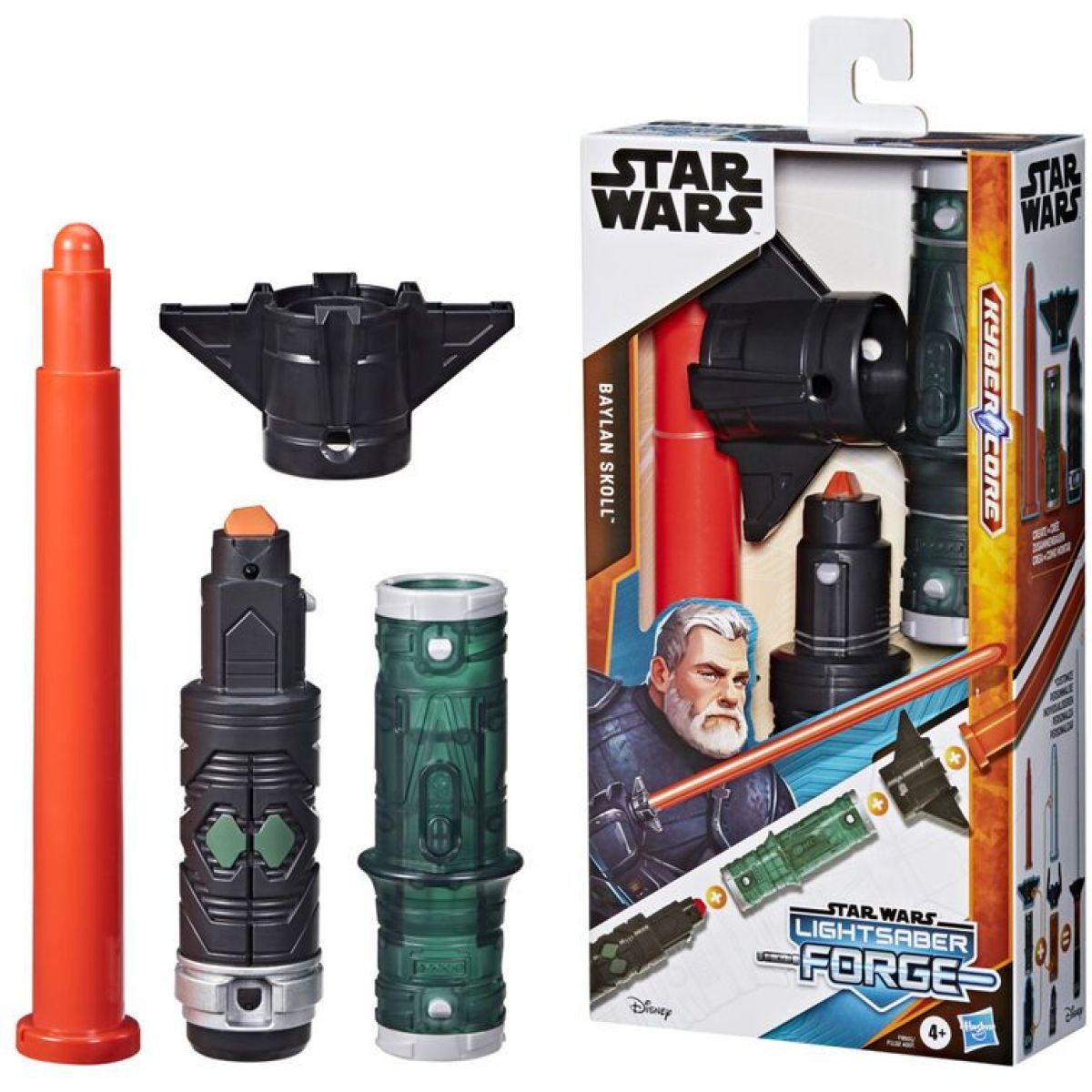 Hasbro Světelný meč LS Forge Star Wars s příslušenstvím červený