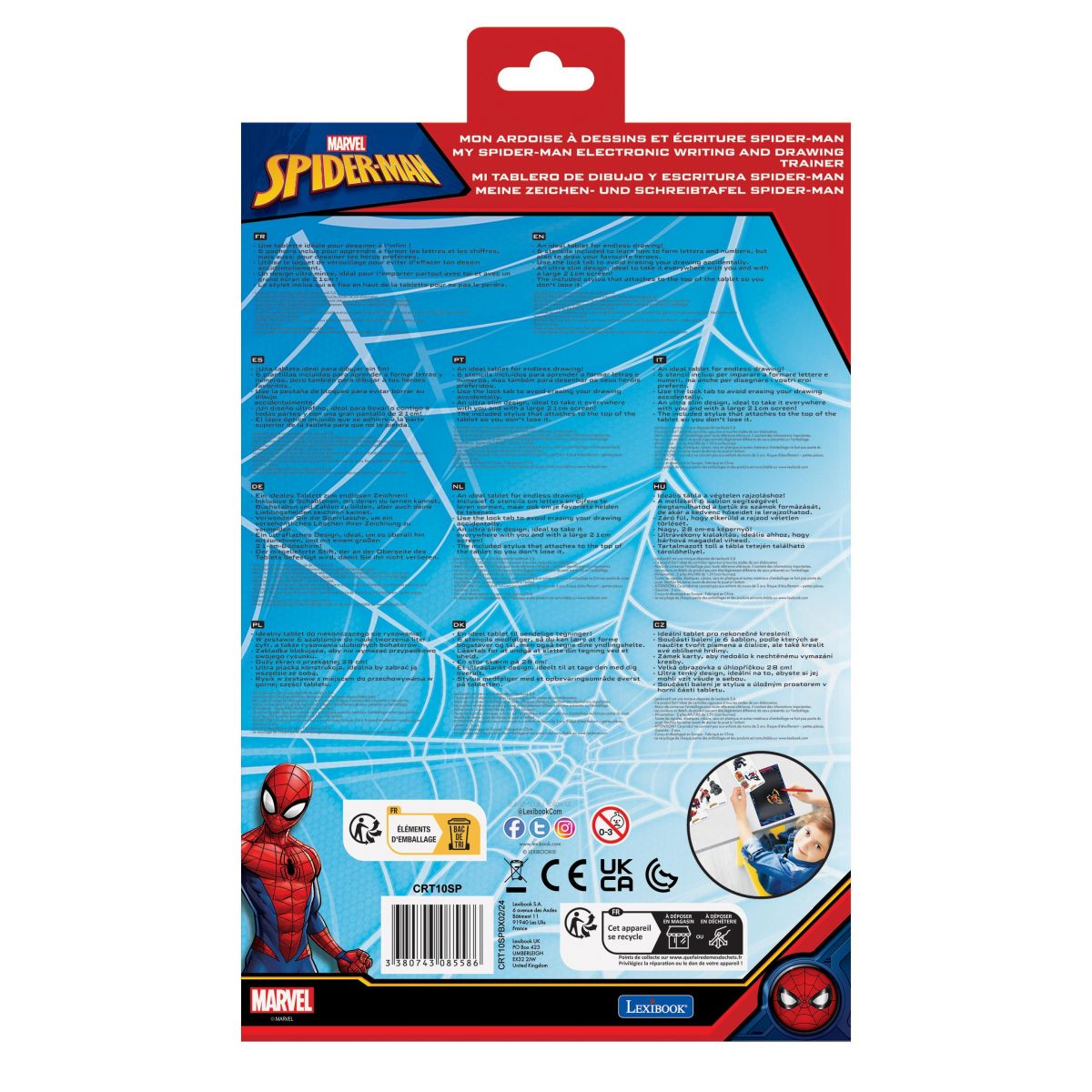 Lexibook Kreslicí tablet Spiderman s E-inkem