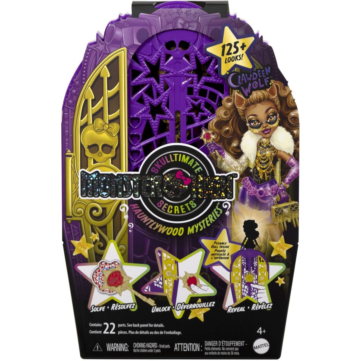 Monster High skulltimate secrets hauntlywood mysteries panenka Clawdeen Wolf