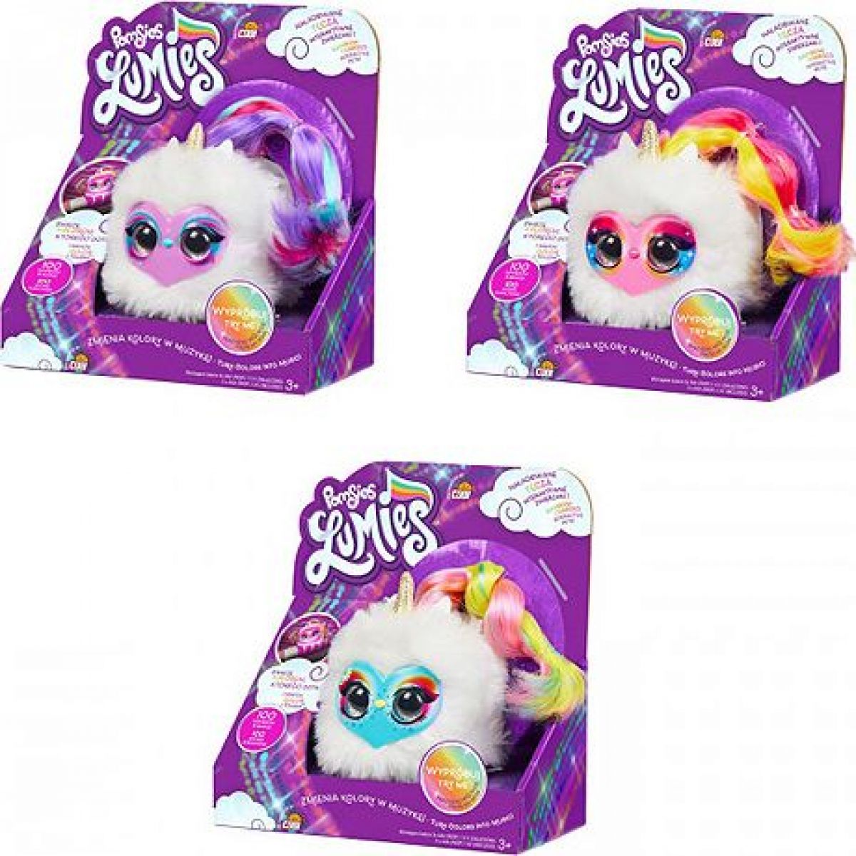 Lumies interaktivní zvířátko SK verze Tyrkysová Sparkle Rush
