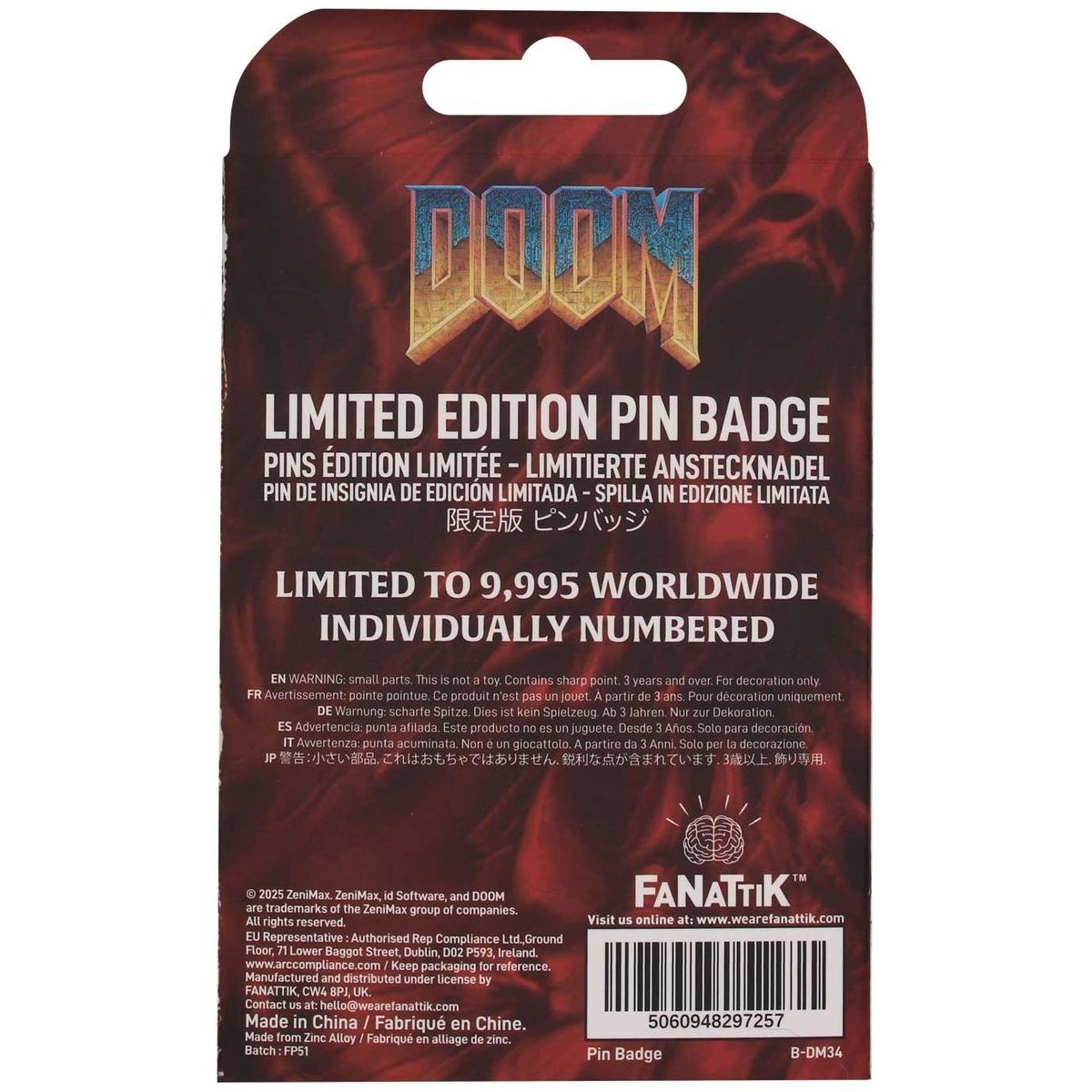 Fanatik Doom Floppy pin