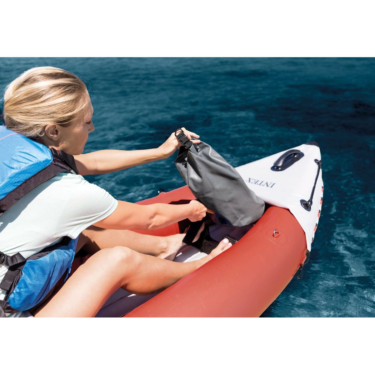 Intex 68309 Nafukovací kanoe 384 x 94 x 46 cm - Excursion pro