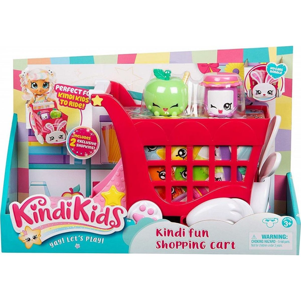 Kindi Kids nákupní vozík s doplňky