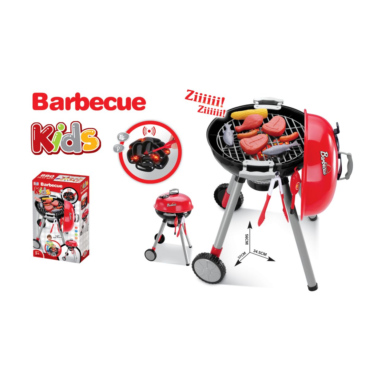 Sparkys Zahradní grilovací set se světlem a zvukem