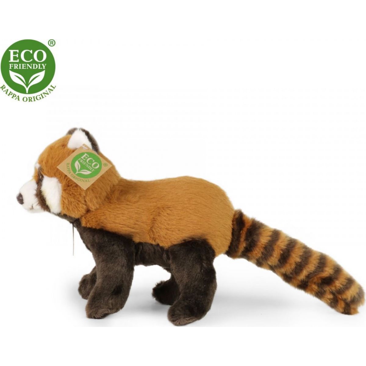 Rappa Plyšová panda červená 20 cm Eco Friendly