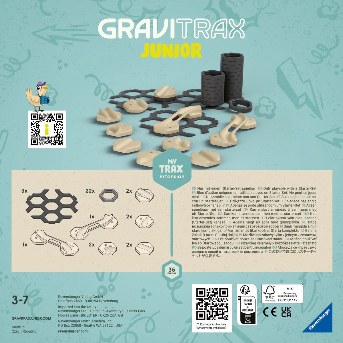 Ravensburger 274017 GraviTrax Junior Dráha