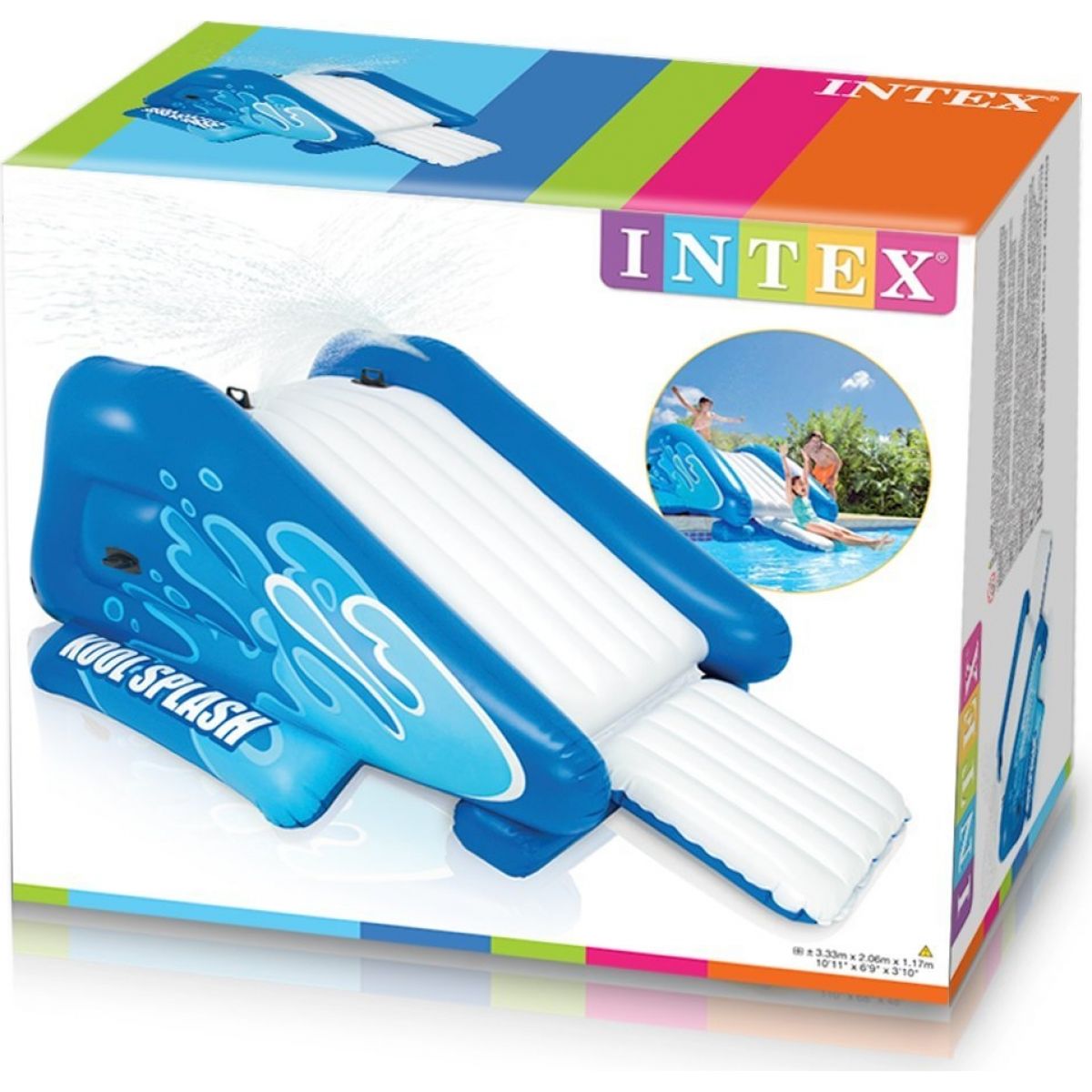 Intex 58849 Nafukovací skluzavka do bazénu 333 x 206 x 117 cm