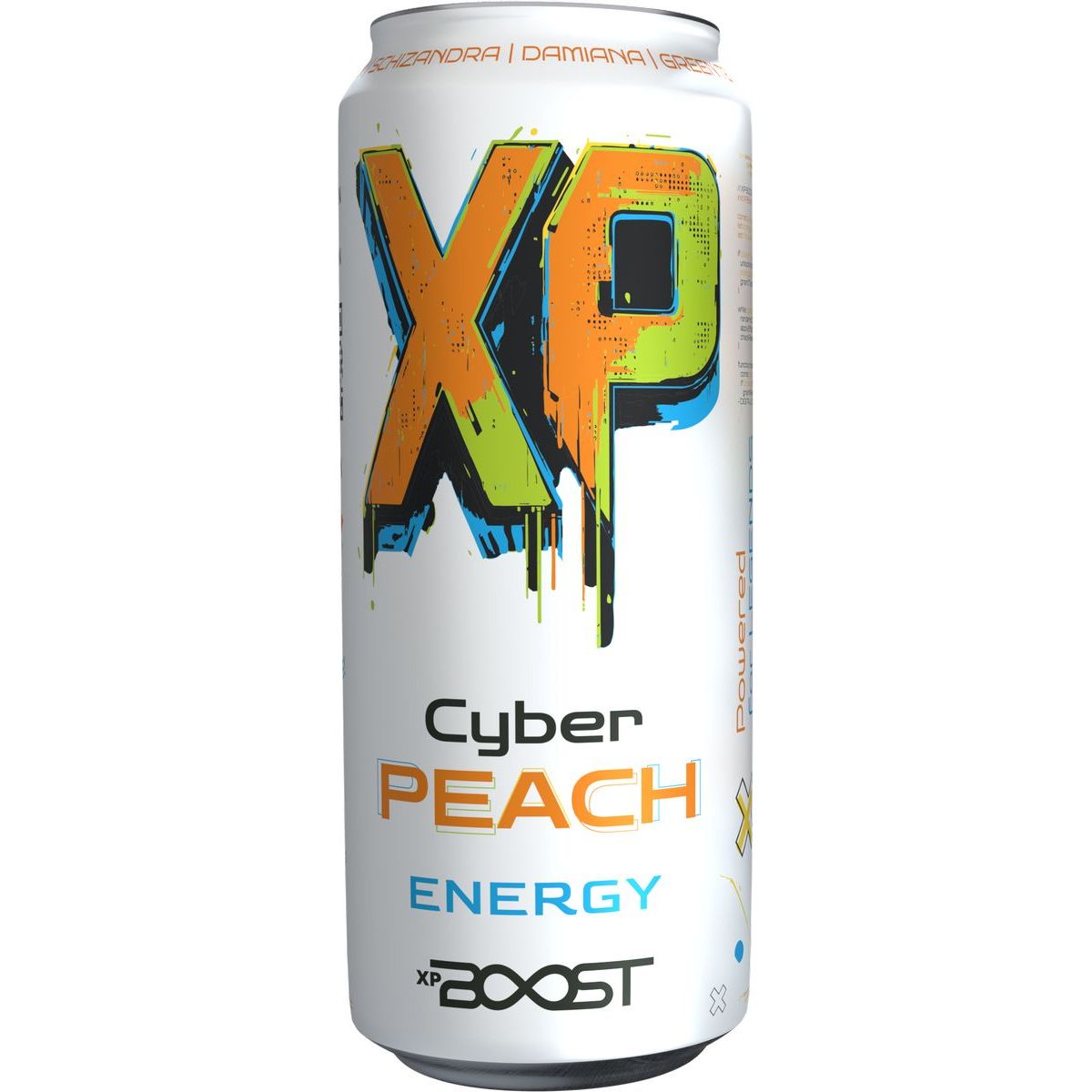 XP BOOST Energetický drink Cyber Peach 0,5 l