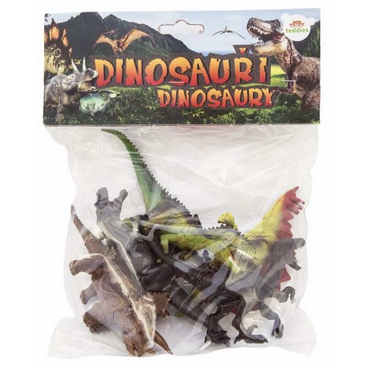 Dinosaurus plastový 14-19cm 6ks