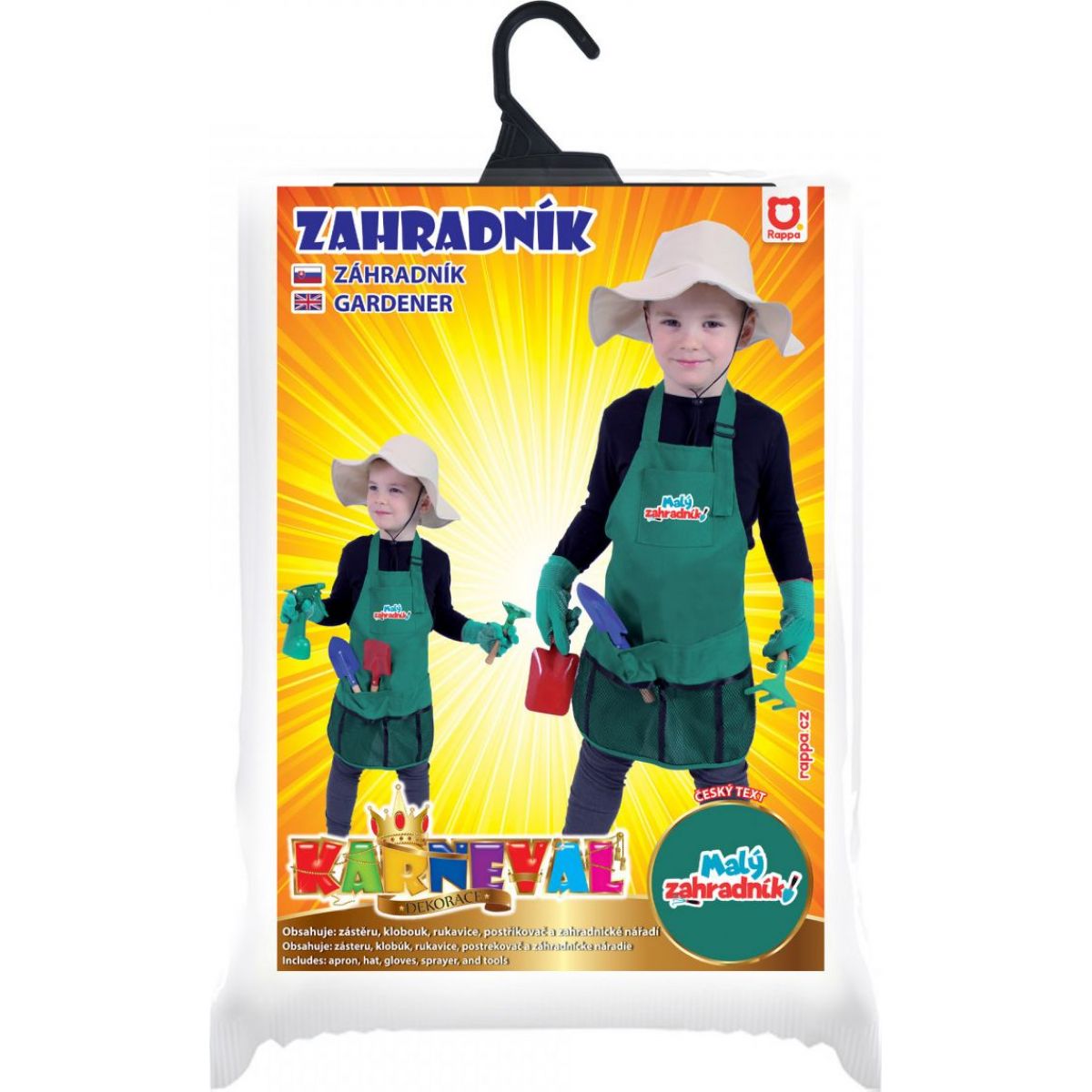 Rappa Dětský kostým Malý zahradník 104 - 134 cm