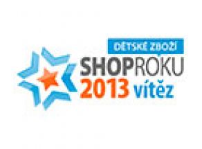 SHOP ROKU 2013 v kategorii Dětské zboží vyhrál MAXIK.CZ