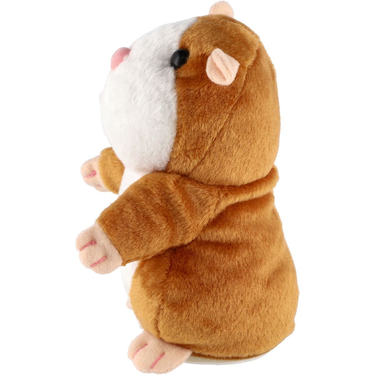 Teddies Plyšový křeček Mireček opakující věty 18 cm