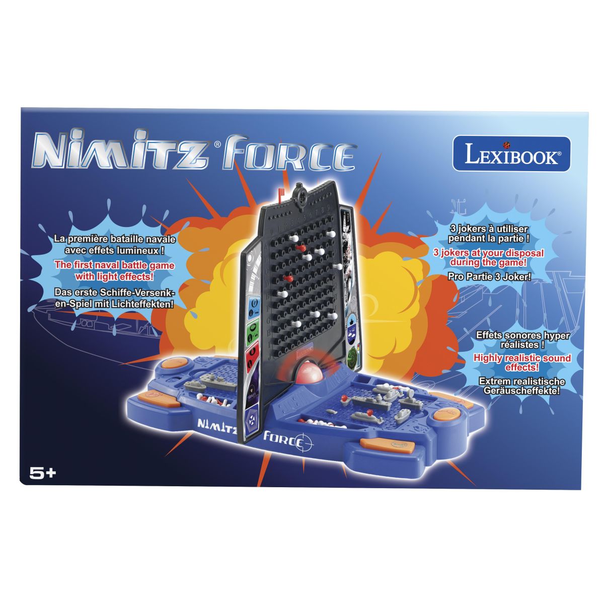 Lexibook Nimitz Force elektronická hra s námořními bitvami
