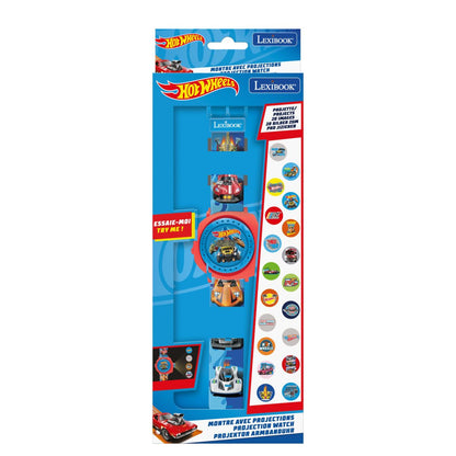 Lexibook Digitální promítací hodinky Hot Wheels s 20 obrázky