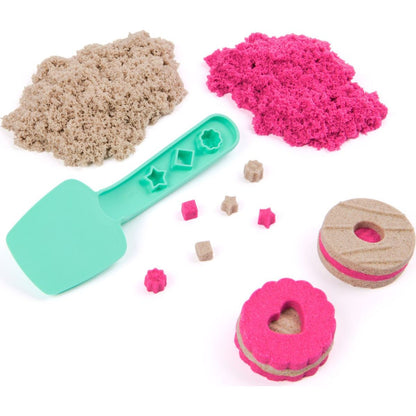 Kinetic sand tvoření koláčků