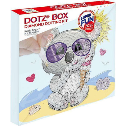 Dotzies Diamantové malování - Koala se zmrzlinou