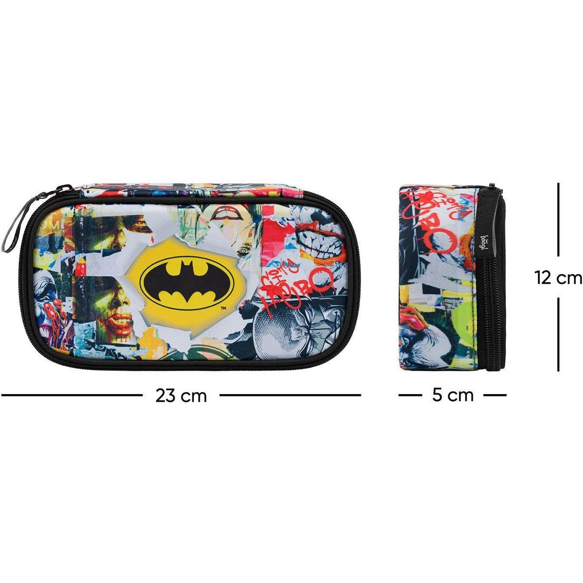BAAGL Školní penál etue Skate Batman Komiks