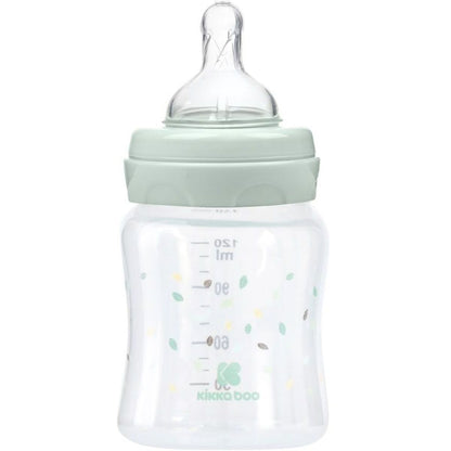 KikkaBoo Kojenecká láhev 120ml 0m+ Jungle King Mint