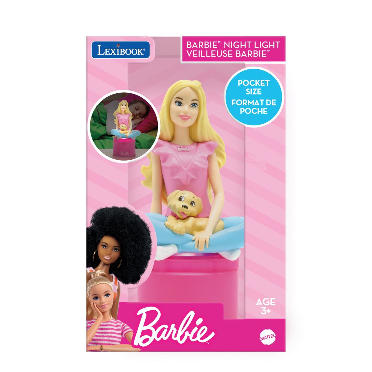 Lexibook Kapesní lampička 3D Barbie