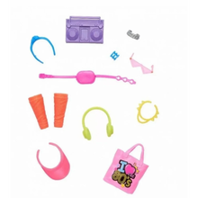 Mattel Barbie obleček s doplňky v praktickém balení HWV74