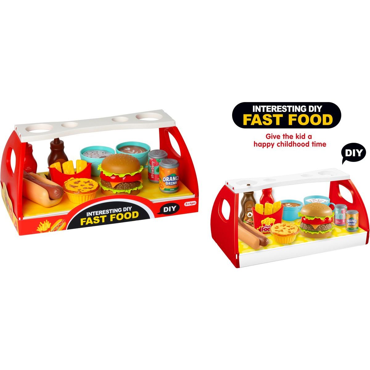Sparkys Sada fast food - hamburger a hot dog s doplňky
