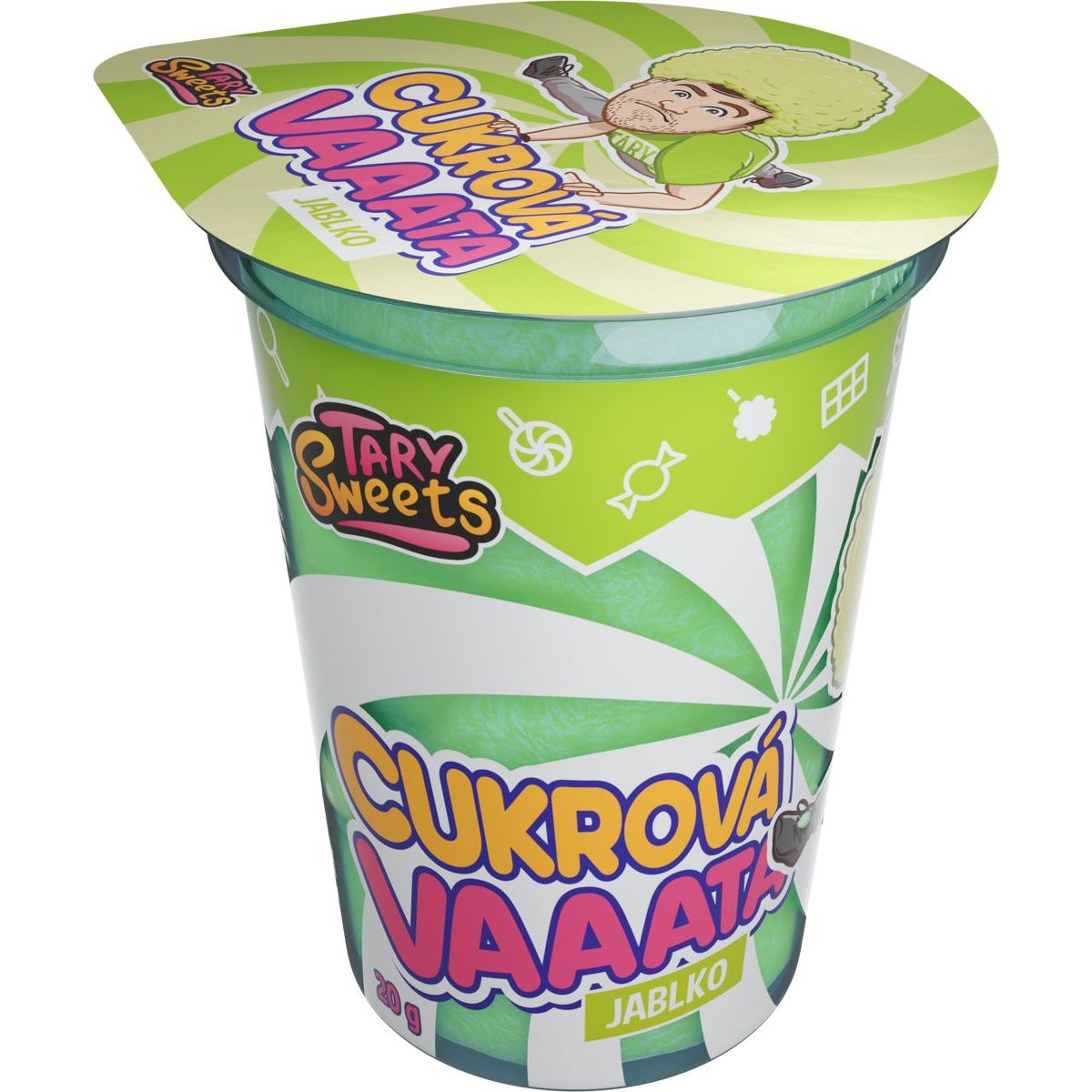 Tary Sweets - Cukrová vata Jablko