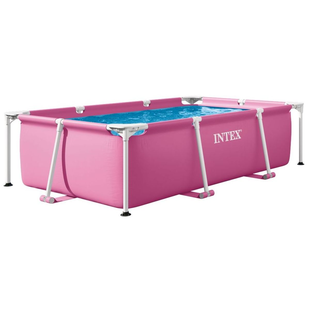 Intex 28266NP Bazén Pink Rectangular Frame 220x150x60 cm - Poškozený obal