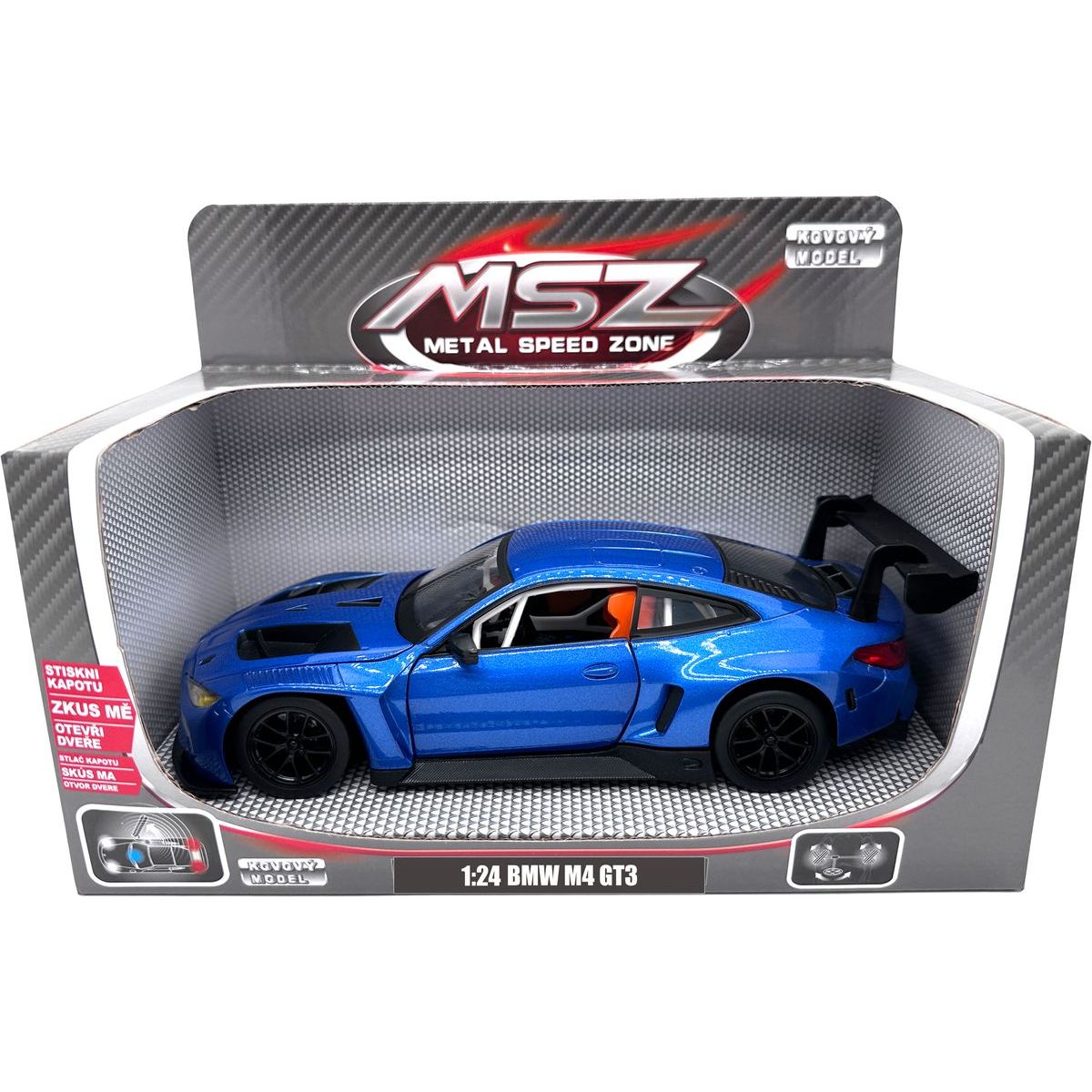 Sparkys 1:24 BMW M4 GT3 modré