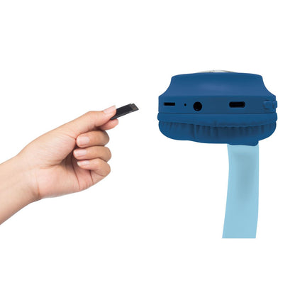Lexibook 3D bezdrátová sluchátka Stitch se světelnými efekty a limitem hlasitosti