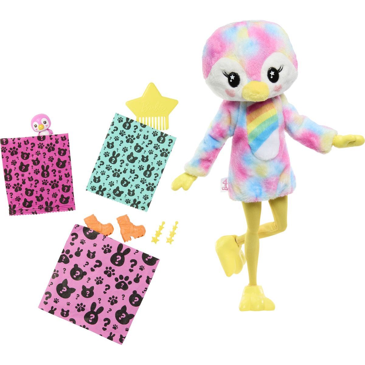 Barbie Cutie Reveal Barbie barevné sny tučňák
