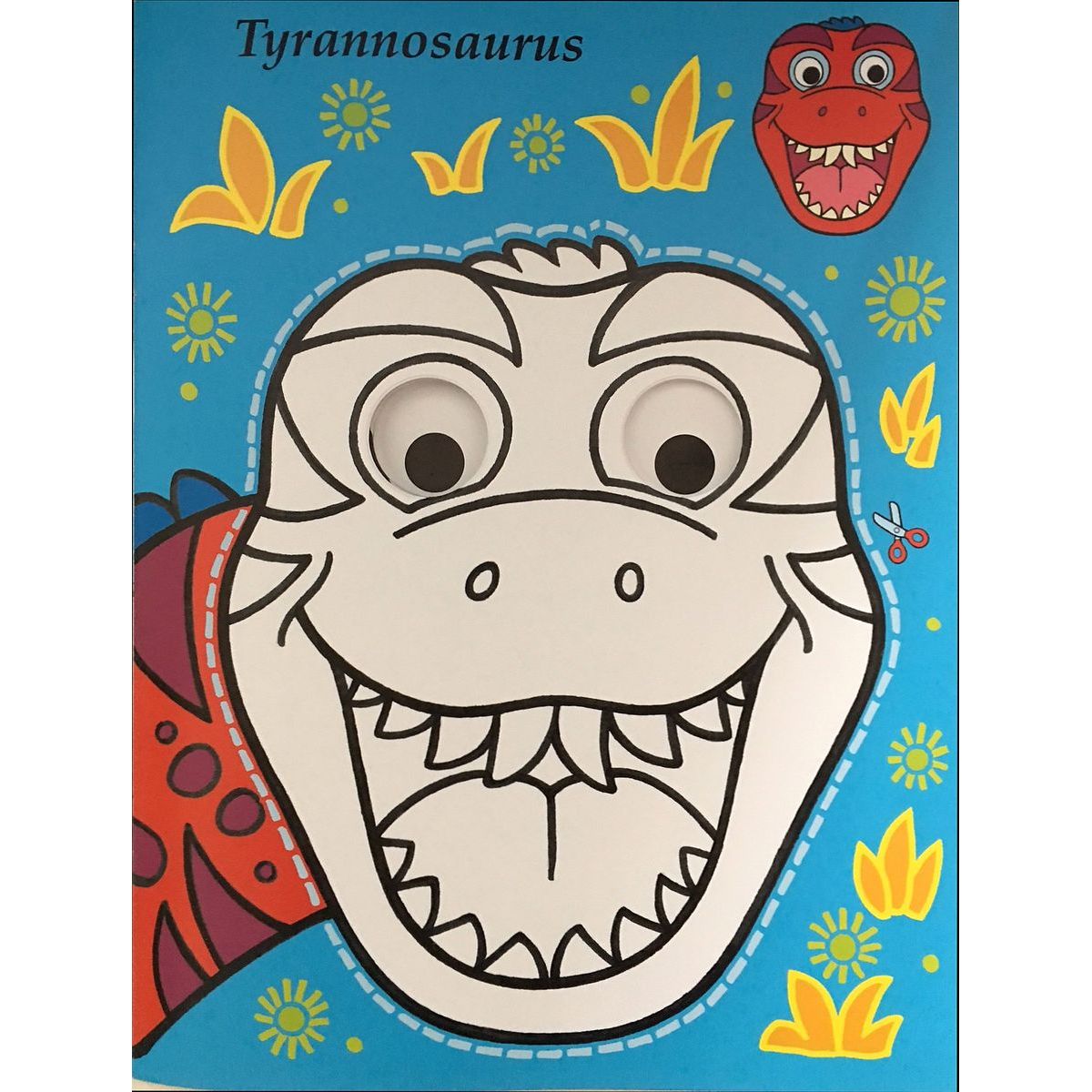 SUN Karnevalové škrabošky: Dinosauři