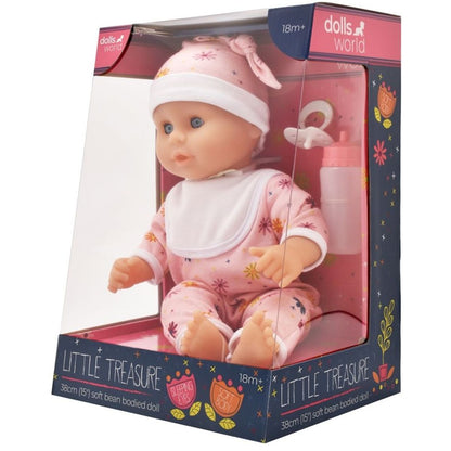 Dolls World Miminko Little Treasure PINK - 38 cm
