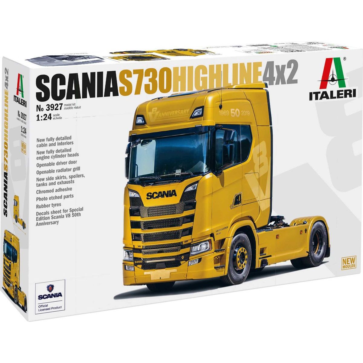Italeri Model Kit truck 3927 Scania S730 Highline 4x2 (1:24)