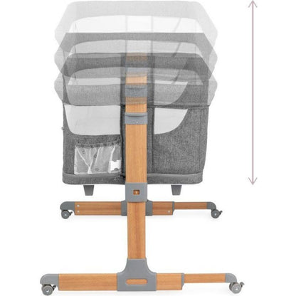 Postýlka MoMi Smart Bed 4 v 1 šedá - Poškozený obal