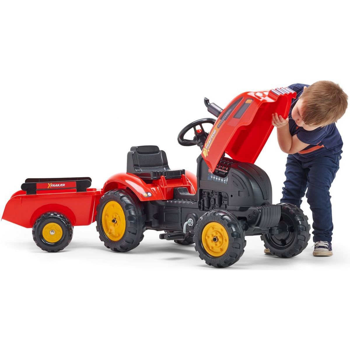 Falk Traktor šlapací Xtractor červený