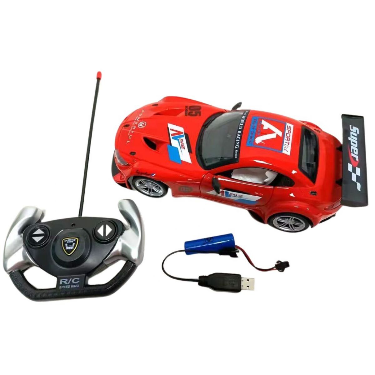 Alltoys RC auto závodní 1 : 16 červené