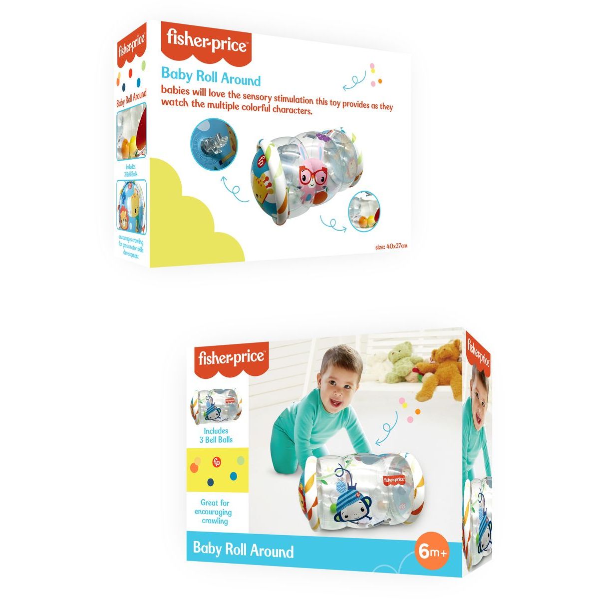 Fisher-Price Nafukovací válec s rolničkami