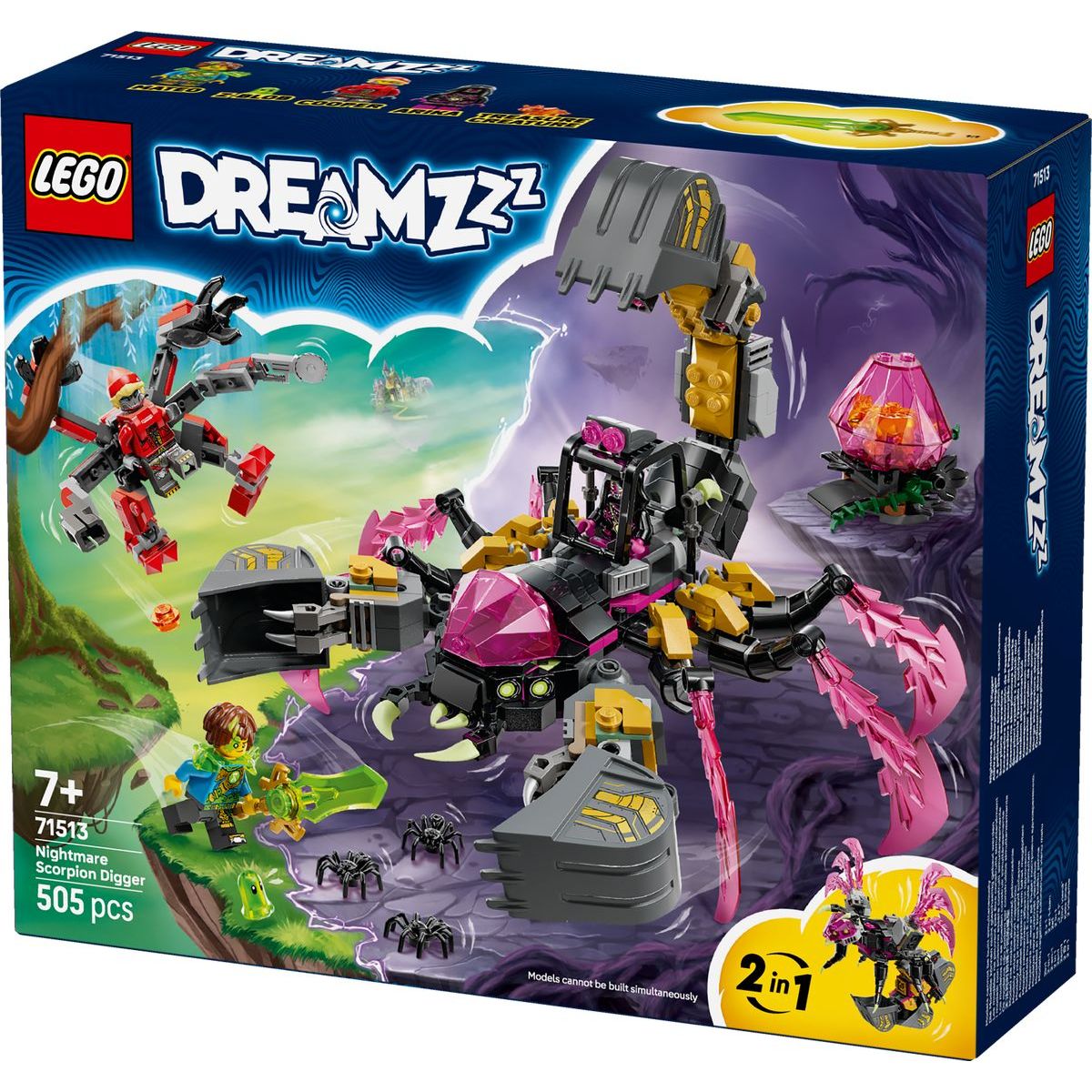 LEGO® 71513 Škorpioní rypadlo z nočních můr