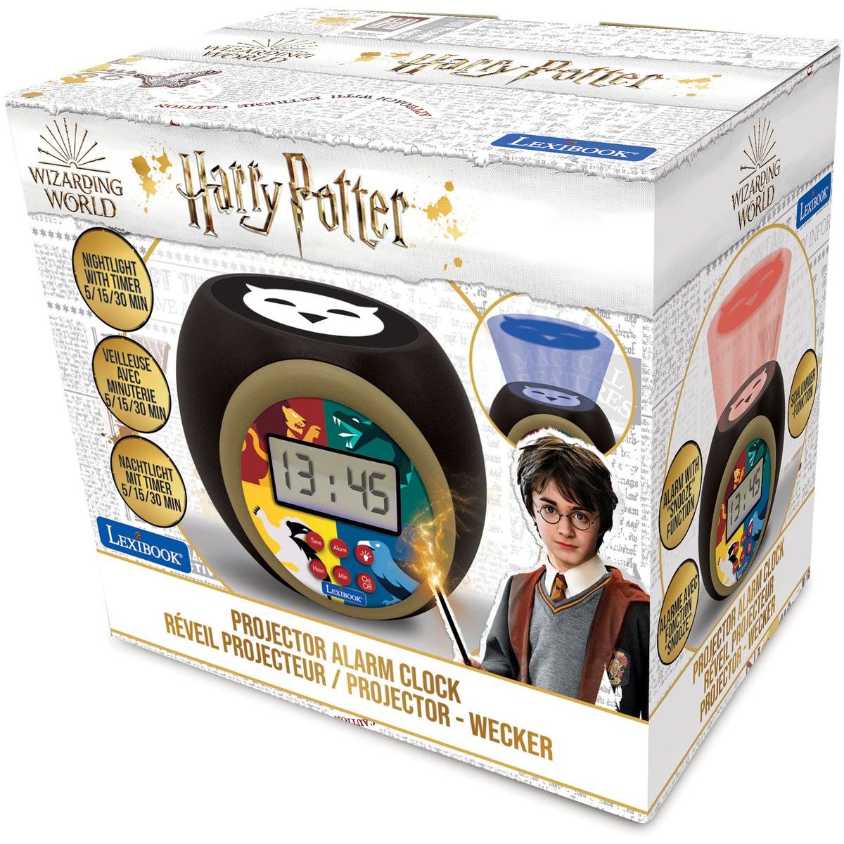 Lexibook Budík s projektorem Harry Potter