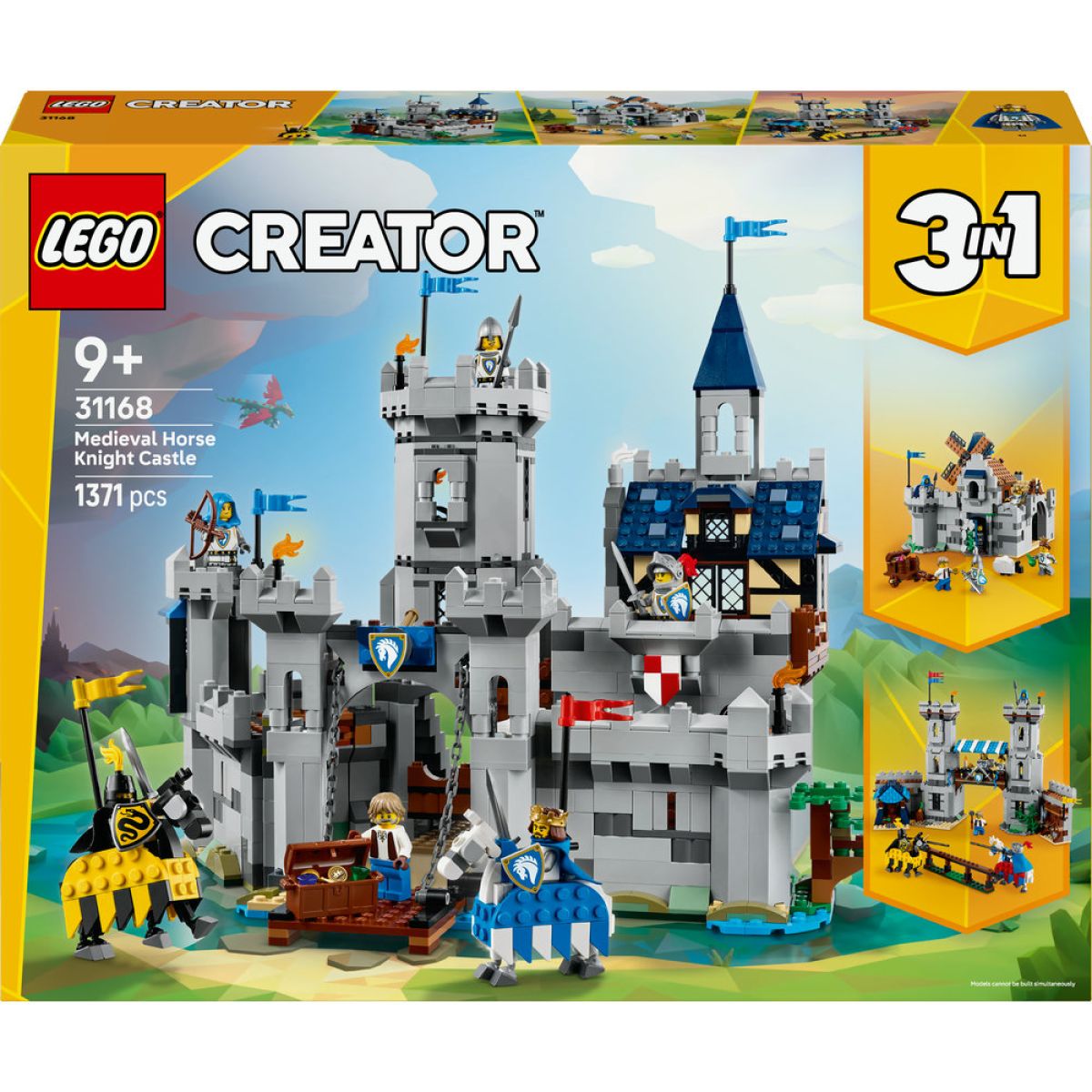 LEGO® Creator 3v1 31168 Středověký hrad a rytíři na koních