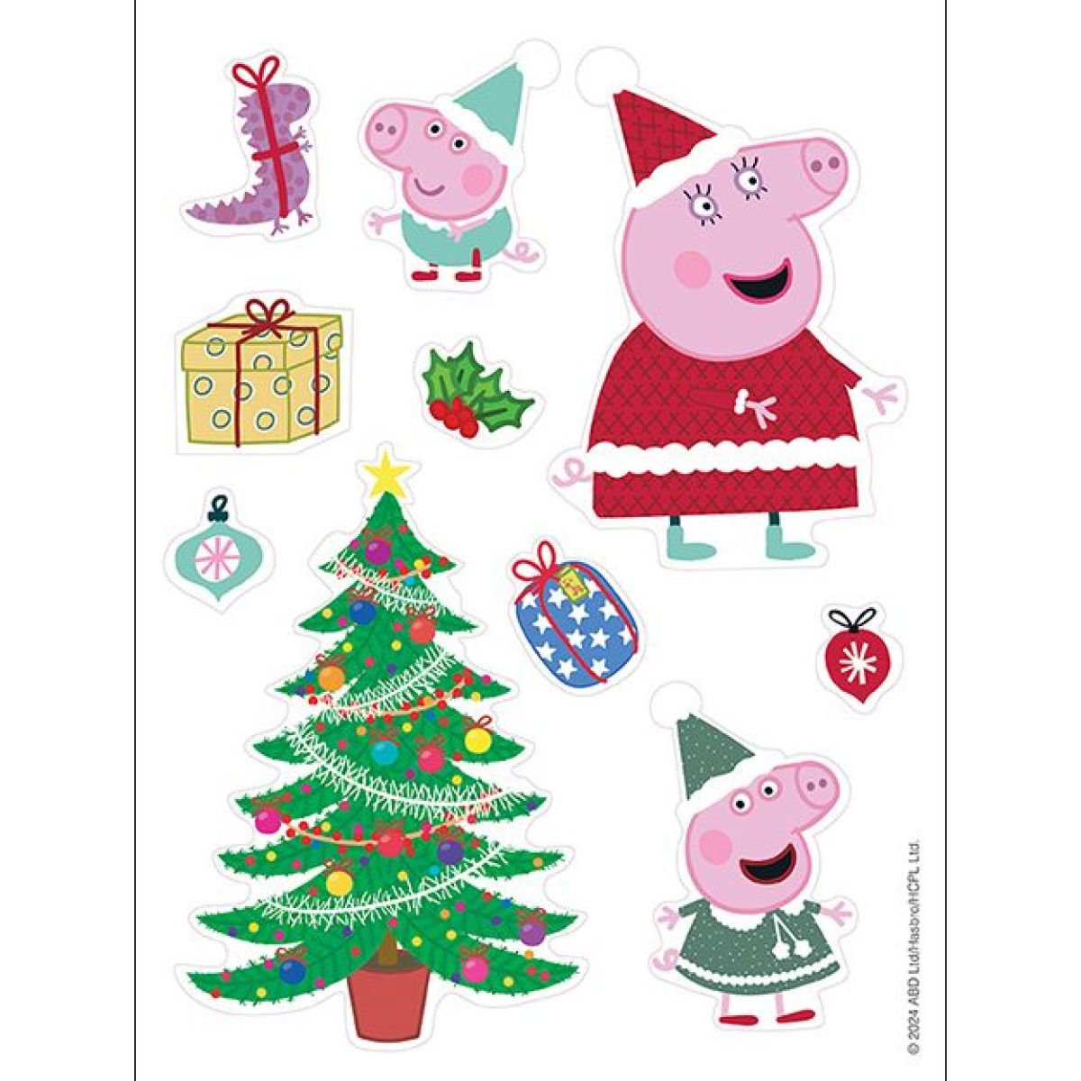 Jiri Models Vánoční aktivity se samolepkami do oken Peppa