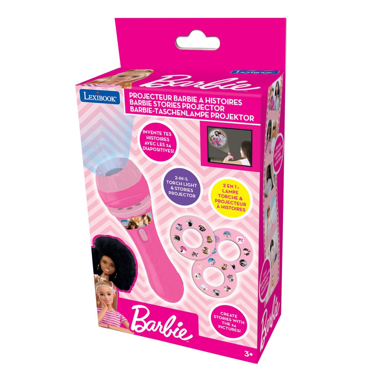 Lexibook Baterka s projektorem příběhů Barbie