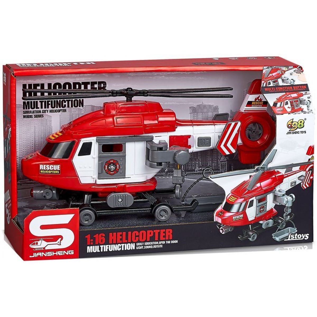 Alltoys Hasičská helikoptéra 1 : 16