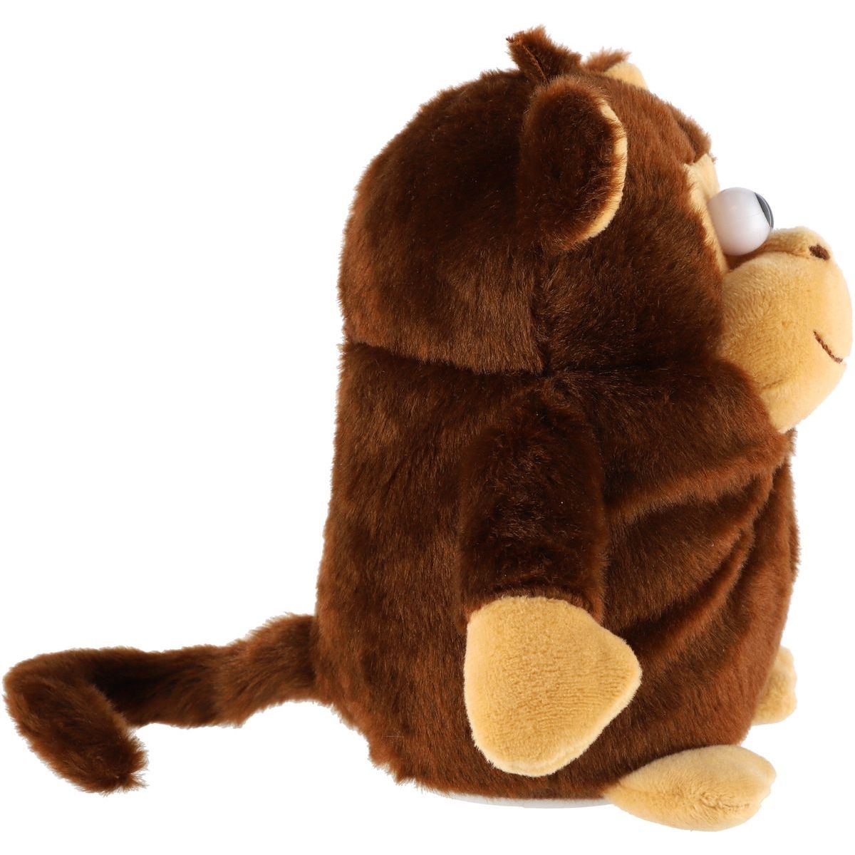 Teddies Plyšová opička Tonička opakující věty 18 cm