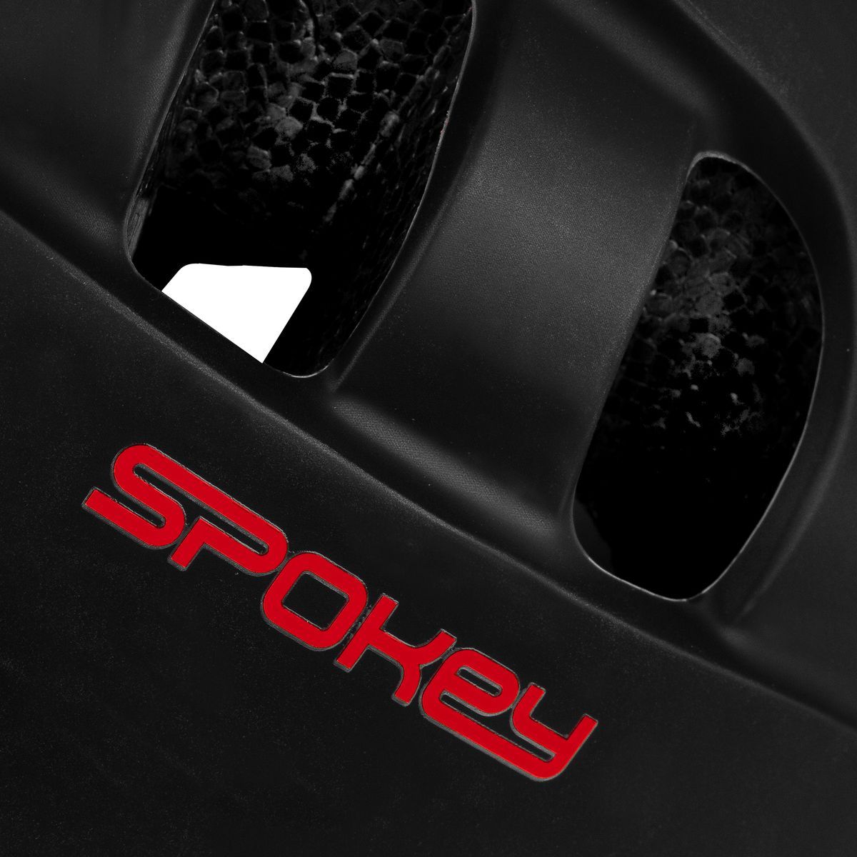 Spokey Cherub Dětská cyklistická přilba In-Mold, 48-52 cm, černo-červená