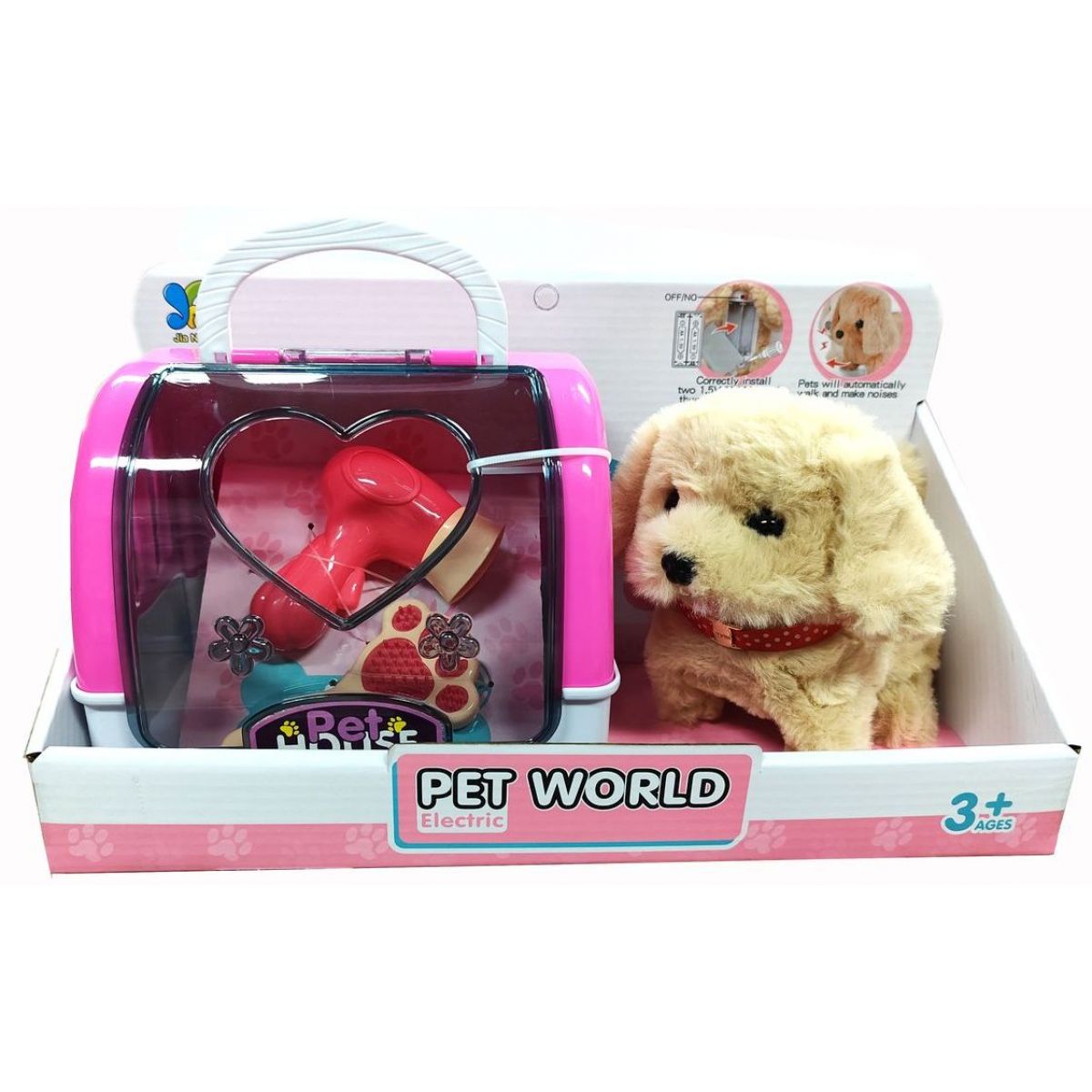 Alltoys Pejsek hrací set světle hnědý