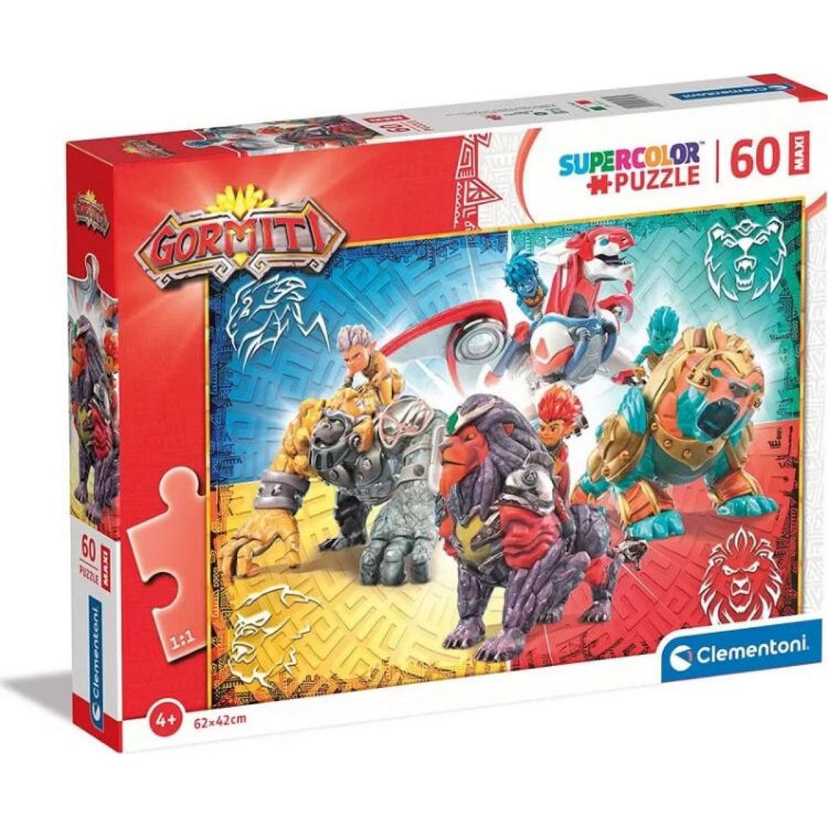 Clementoni Puzzle maxi Gormiti II. 60 dílků