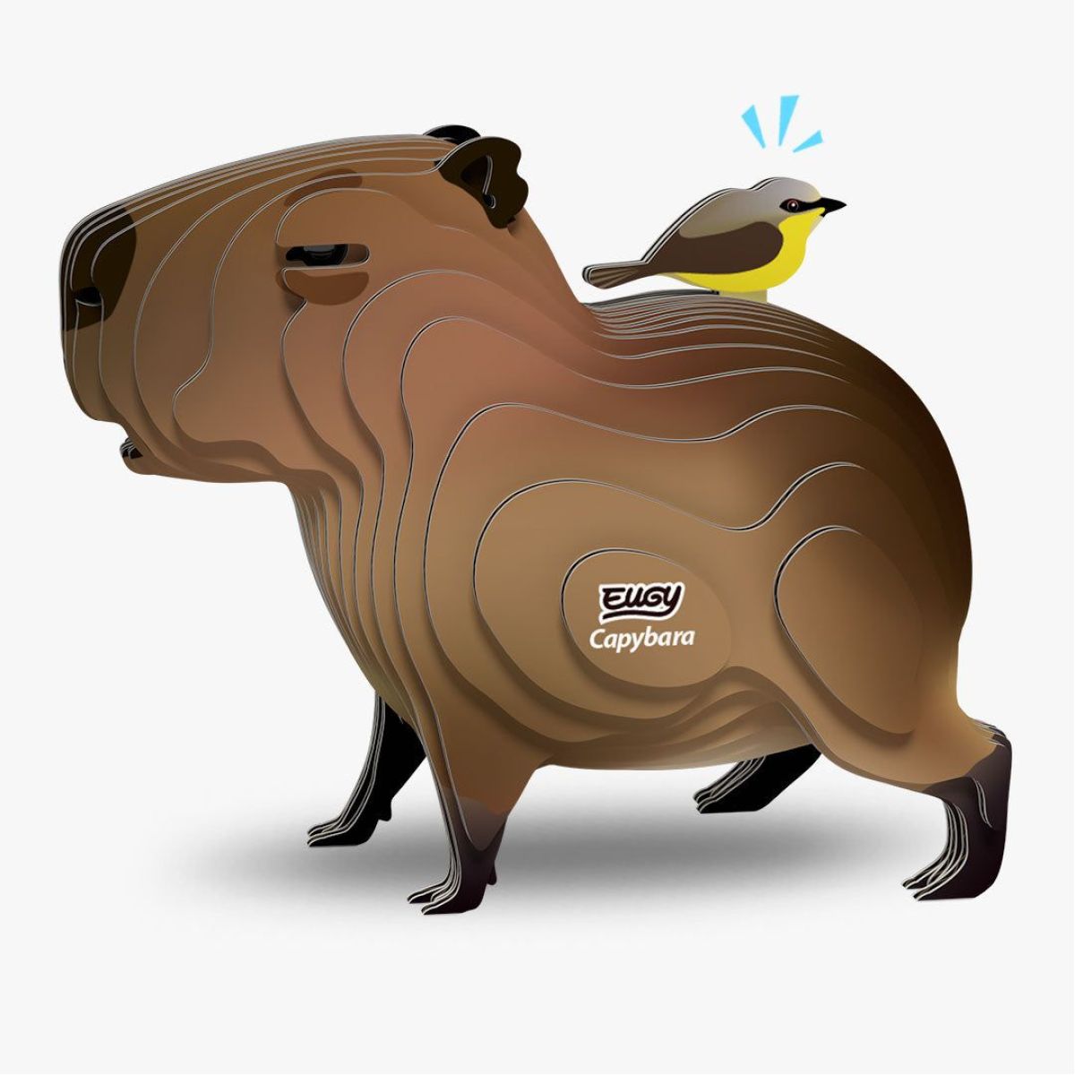 EUGY Kapybara 3D kartonová skládačka