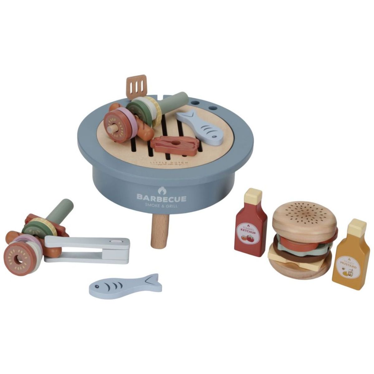 Little Dutch Barbecue sada dřevěná